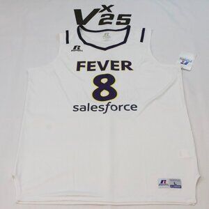 NEW Men's Indiana Fever Sophie Cunningham White Home Jersey Size Large